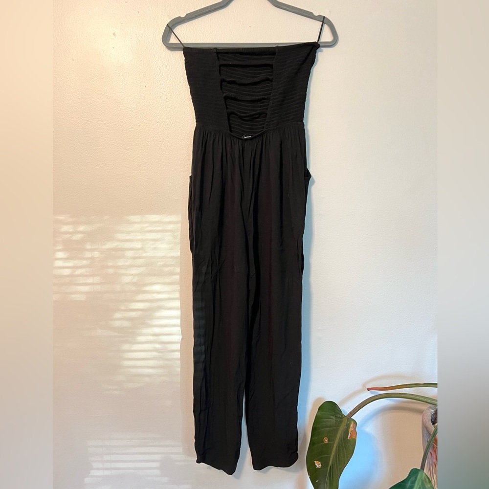 Strapy back sleeveless jumpsuit